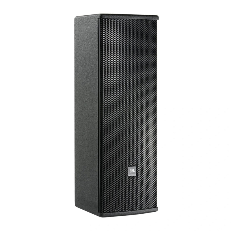 JBL AC28/26 Compact 2-Way Loudspeaker With 120 x 60 Horn (Black) – Dual 8″