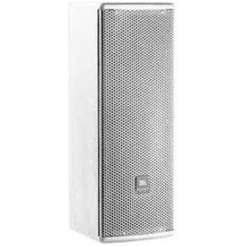 JBL AC28/26 Compact 2-Way Loudspeaker With 120 x 60 Horn (White) – Dual 8″