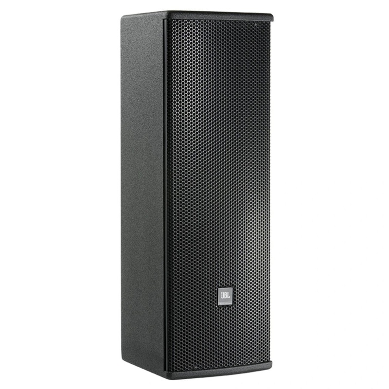 JBL AC28/95 Compact 2-Way Loudspeaker With 90 x 60 Horn (Black) – Dual 8″