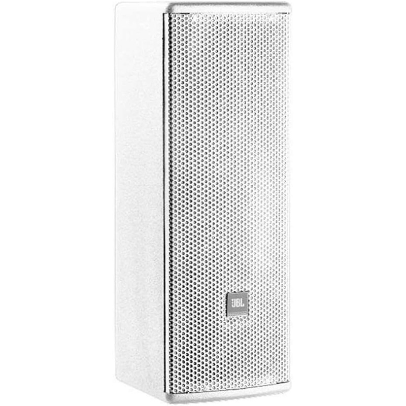 JBL AC28/95 Compact 2-Way Loudspeaker With 90 x 60 Horn (White) – Dual 8″