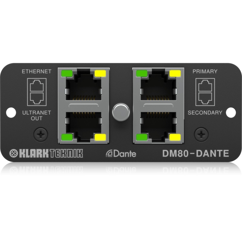 Klark Teknik DM80DANTE Dante Expansion Module with 16 x 32 Channel