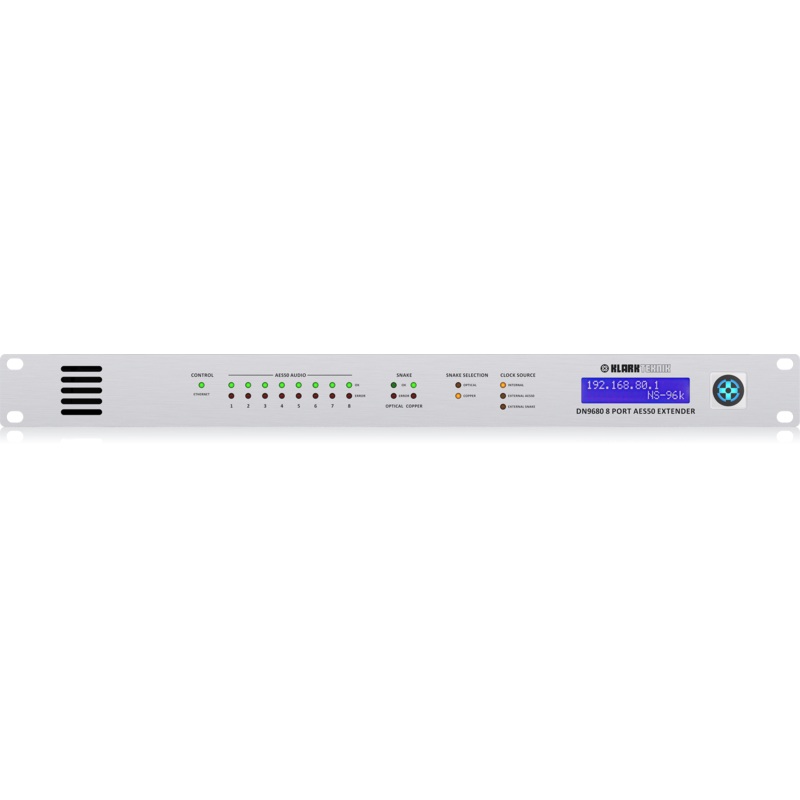 Klark Teknik DN9680 Multi Channel AES50 Extender (1RU) (DEMO)