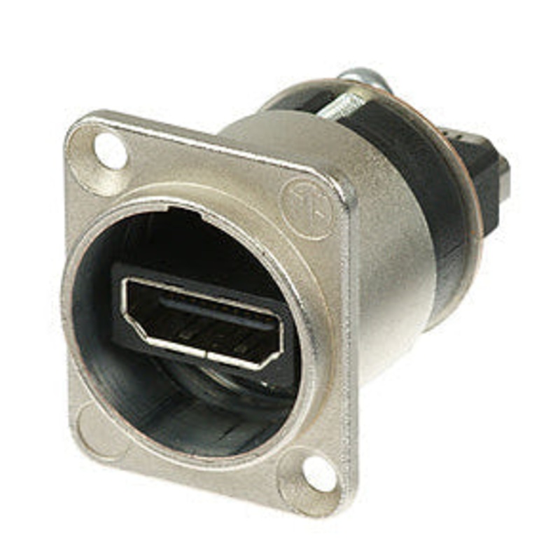 Neutrik NAHDMI-W Feedthrough Adapter D-Shape Housing