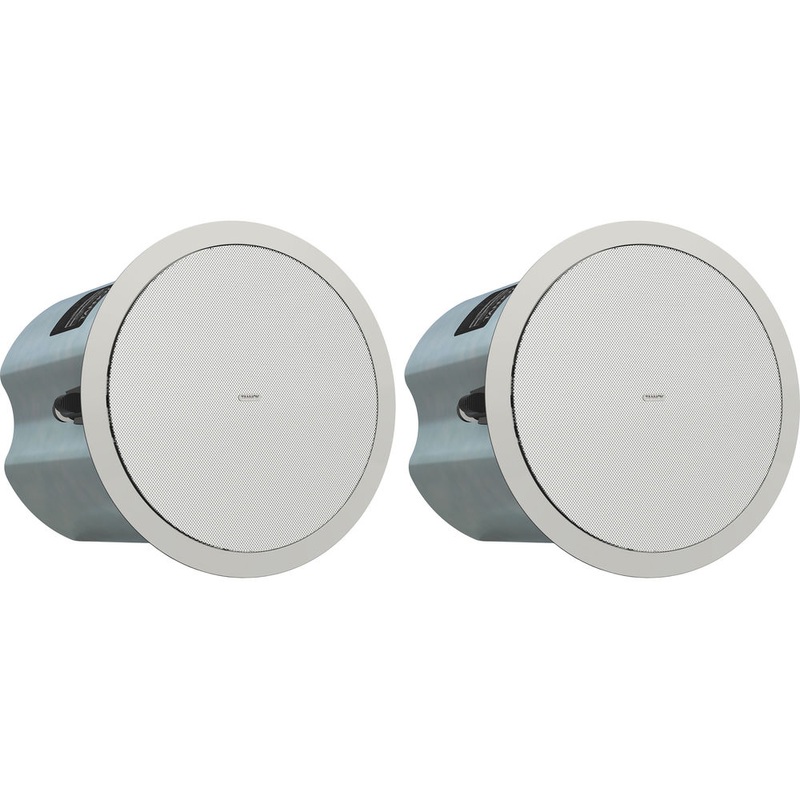 Tannoy CMS603DC-BM Blind Mount Full-Range Ceiling Loudspeaker with Dual-Concentric Driver (Pair, White) – 6″ (DEMO)