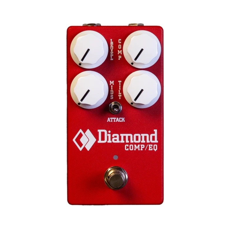 Diamond Guitar Pedals COMP/EQ Limited Maple Leaf Edition Optical Compressor/EQ Pedal