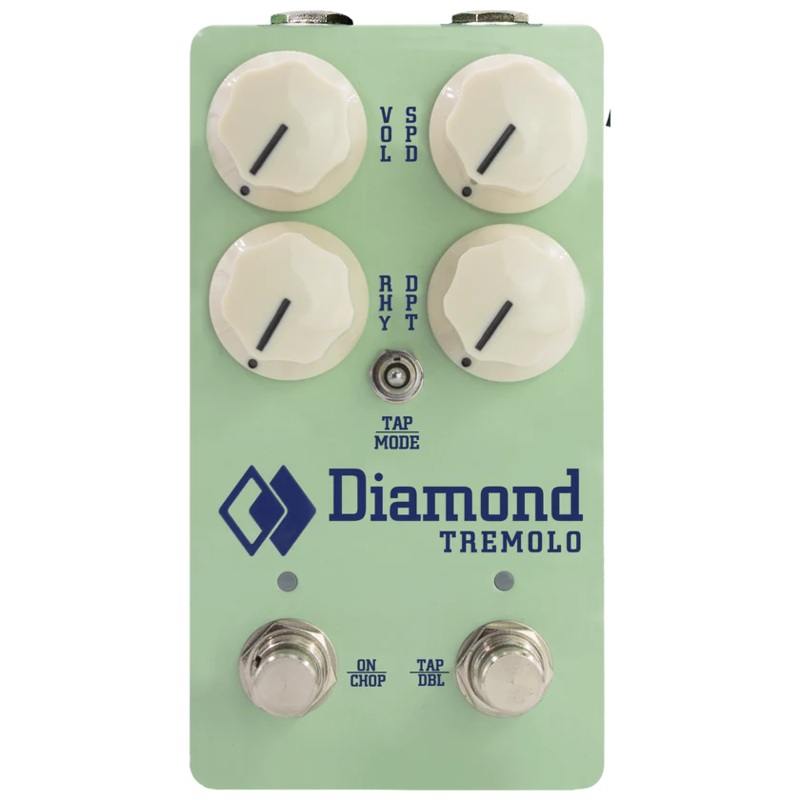 Diamond Guitar Pedals TREMOLO Optical Tremolo/Chopper Pedal (Surf Green)