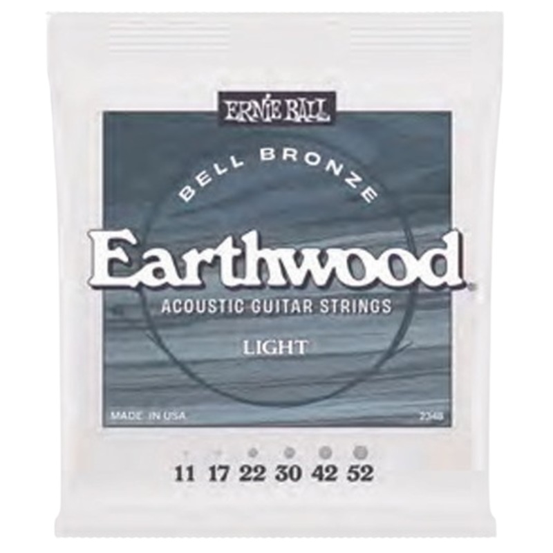 Ernie Ball 2348EB Earthwood Bell Bronze Light Acoustic Guitar Strings 11-52