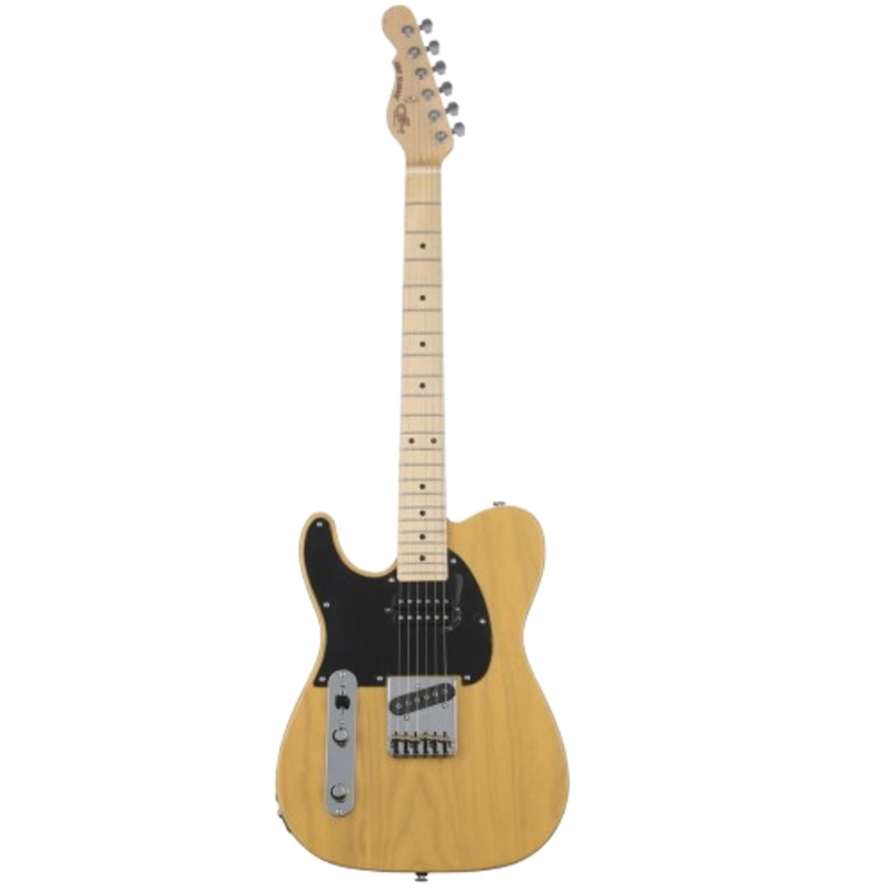 G&L FDACB-BTR-MP-L Fullerton Deluxe ASAT Classic Bluesboy Left-handed Electric Guitar (Butterscotch)