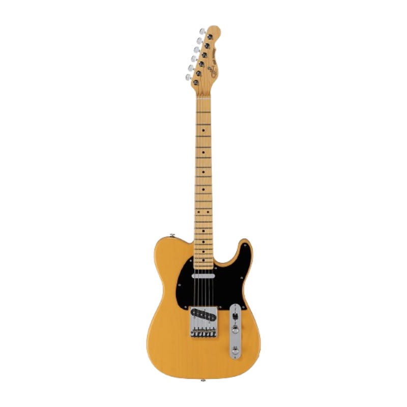 G&L FDACLA-BTR-MP Fullerton Deluxe ASAT Classic Alnico Electric Guitar (Butterscotch Blonde)