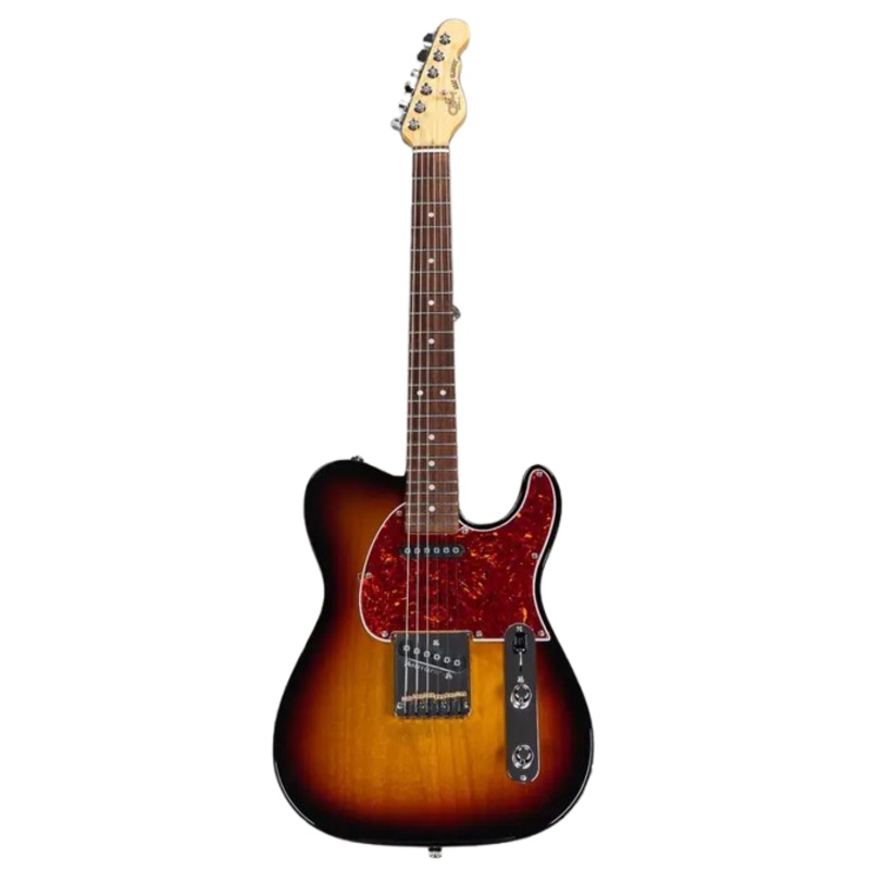 G&L FULLERTON DELUXE ASAT CLASSIC Alder Body w/ Caribbean Rosewood Fretboard Electric Guitar – 3 Tone Sunburst