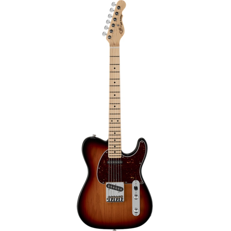 G&L FULLERTON DELUXE ASAT CLASSIC Alder Body w/ Maple Fretboard Electric Guitar – 3 Tone Sunburst