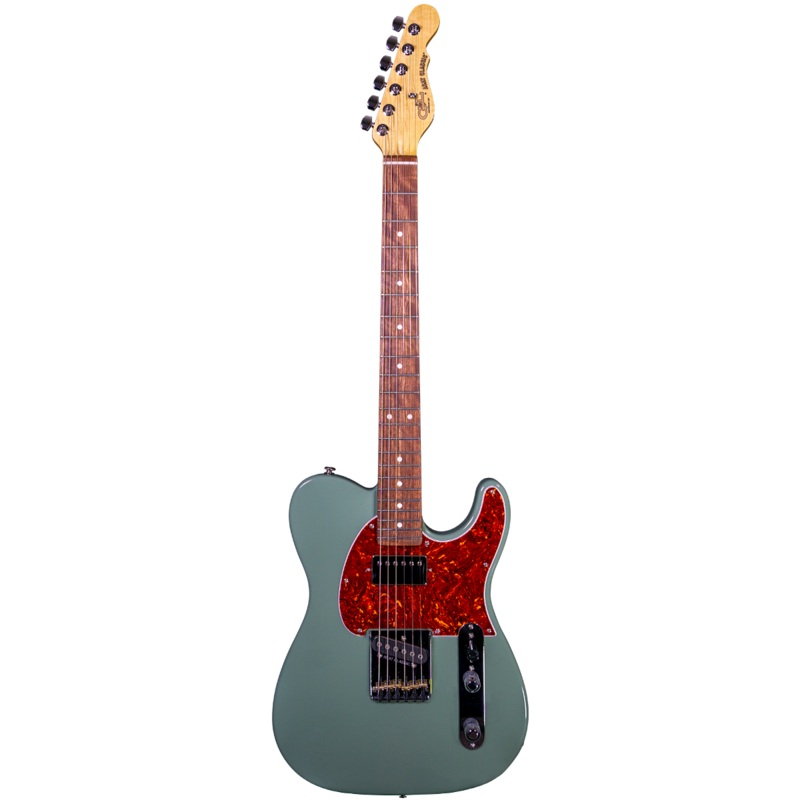 G&L FULLERTON DELUXE BLUESBOY Alder Body w/ Caribbean Fretboard Electric Guitar – Macha Green