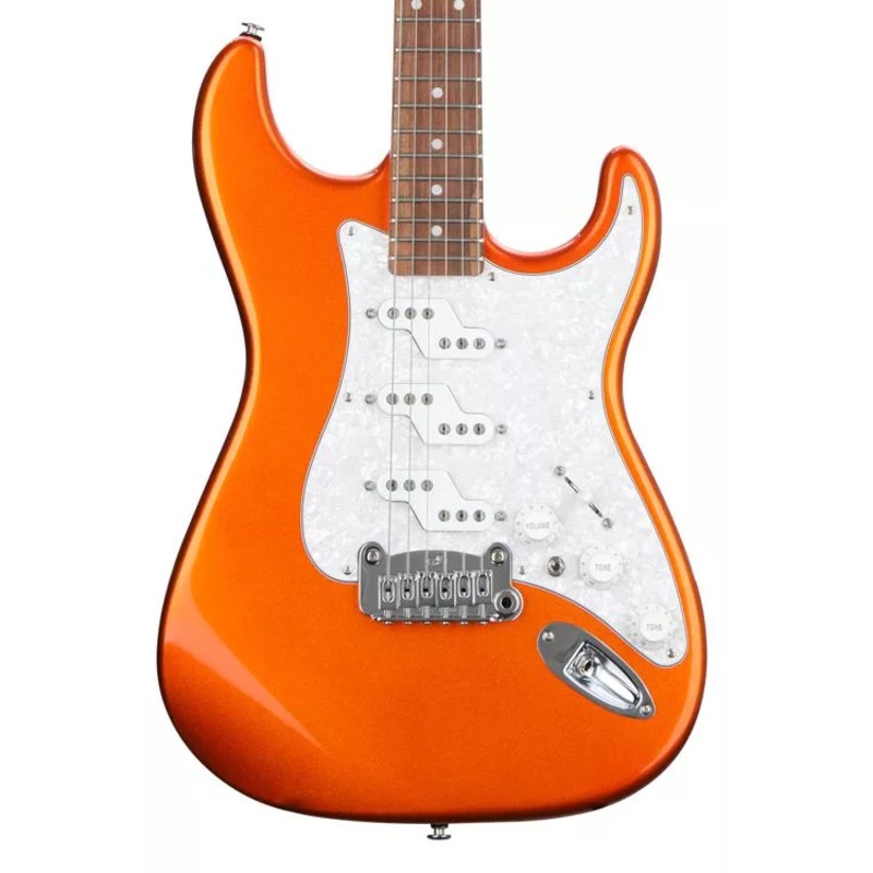 G&L FULLERTON DELUXE COMANCHE Alder Body With Maple Fingerboard Electric Guitar – Tangerine Metallic