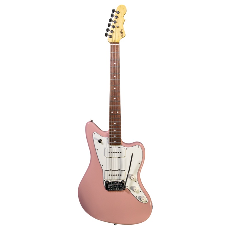 G&L FULLERTON DELUXE DOHENY Alder Body w/ Caribbean Rosewood Fretboard Electric Guitar – Shell Pink