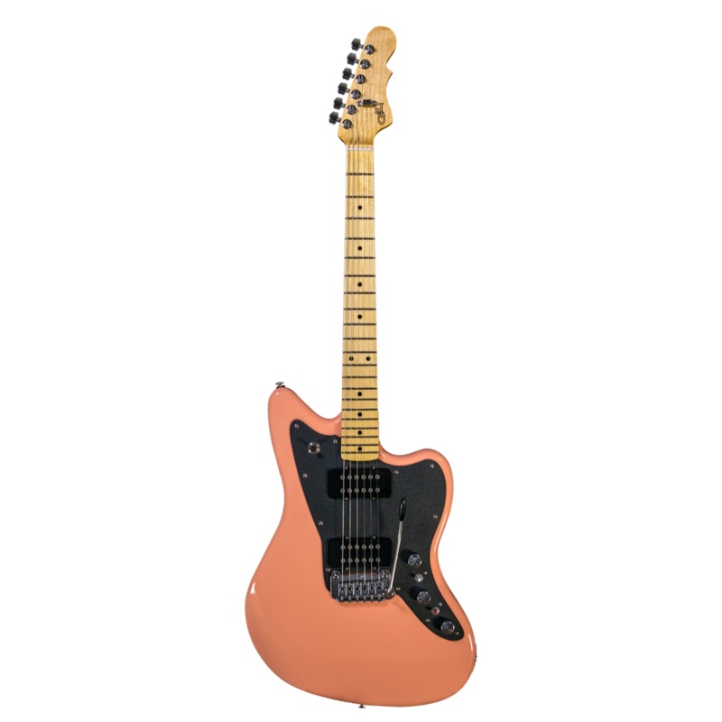 G&L FULLERTON DELUXE DOHENY V12 Pine Body w/ Maple Fretboard Electric Guitar – Sunset Coral