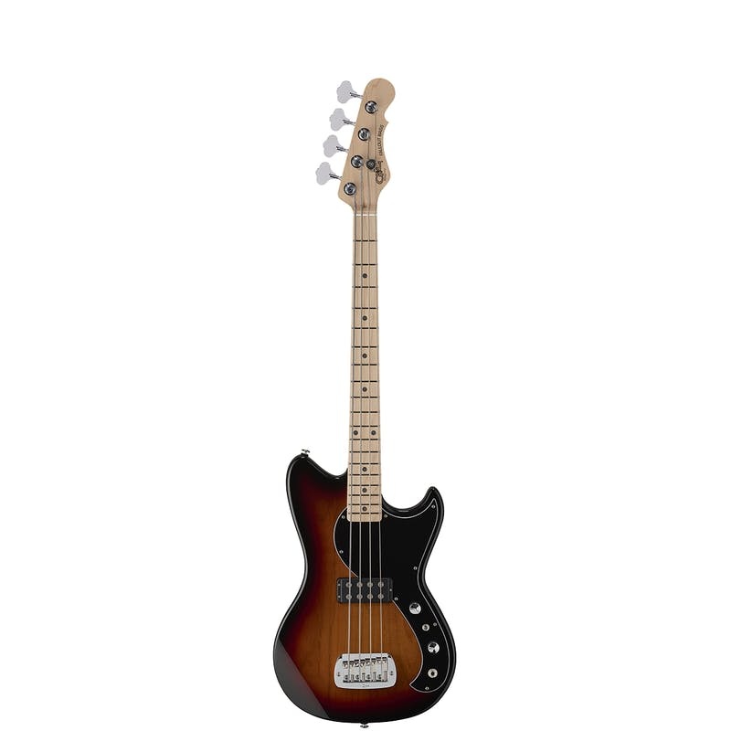 G&L FULLERTON DELUXE FALLOUT BASS Alder Body w/ Maple Fretboard Electric Bass Guitar – 3 Tone Sunburst