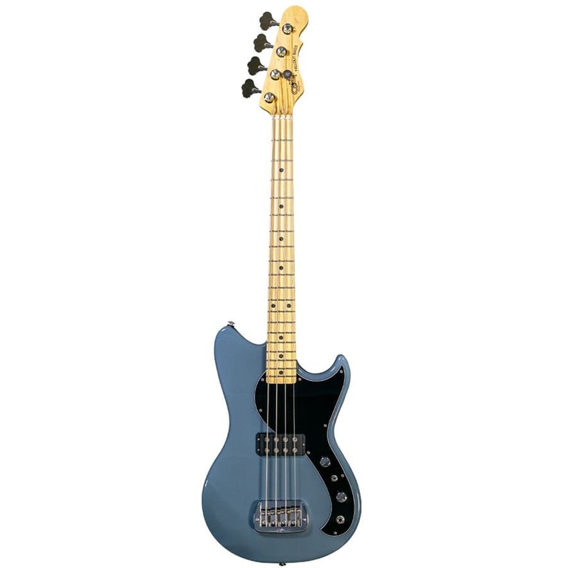 G&L FULLERTON DELUXE FALLOUT BASS Alder Body w/ Maple Fretboard Electric Bass Guitar – Grey Pearl