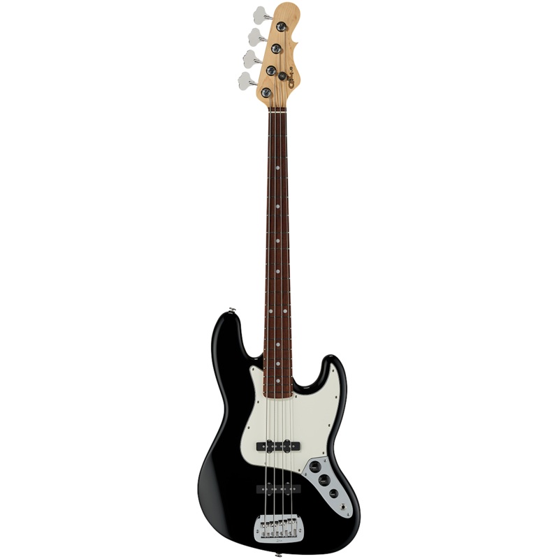G&L FULLERTON DELUXE JB BASS Alder Body w/ Caribbean Rosewood Fretboard Electric Bass Guitar – Jet Black