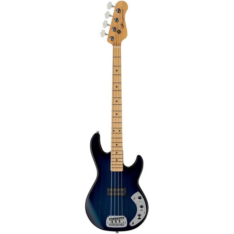 G&L FULLERTON DELUXE L1000 CLF Ash Body w/ Maple Fretboard Electric Bass Guitar – Blue Burst