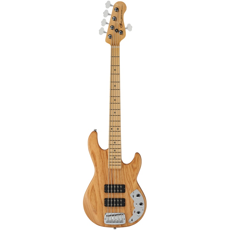 G&L FULLERTON DELUXE L2500 CLF Ash Body w/ Maple Fretboard Electric Bass Guitar – Natural Ash