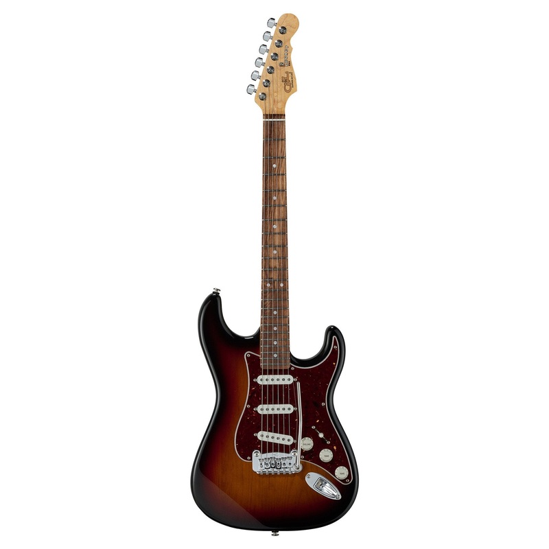 G&L FULLERTON DELUXE LEGACY 3-Tone Sunburst With Caribbean Rosewood Fingerboard