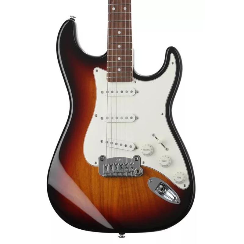 G&L FULLERTON DELUXE LEGACY Alder Body w/ Caribbean Rosewood Fretboard Electric Guitar – 3 Tone Sunburst
