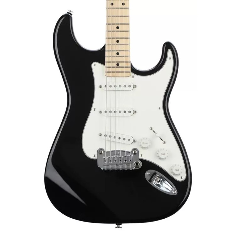 G&L FULLERTON DELUXE LEGACY Alder Body w/ Maple Fretboard Electric Guitar – Jet Black