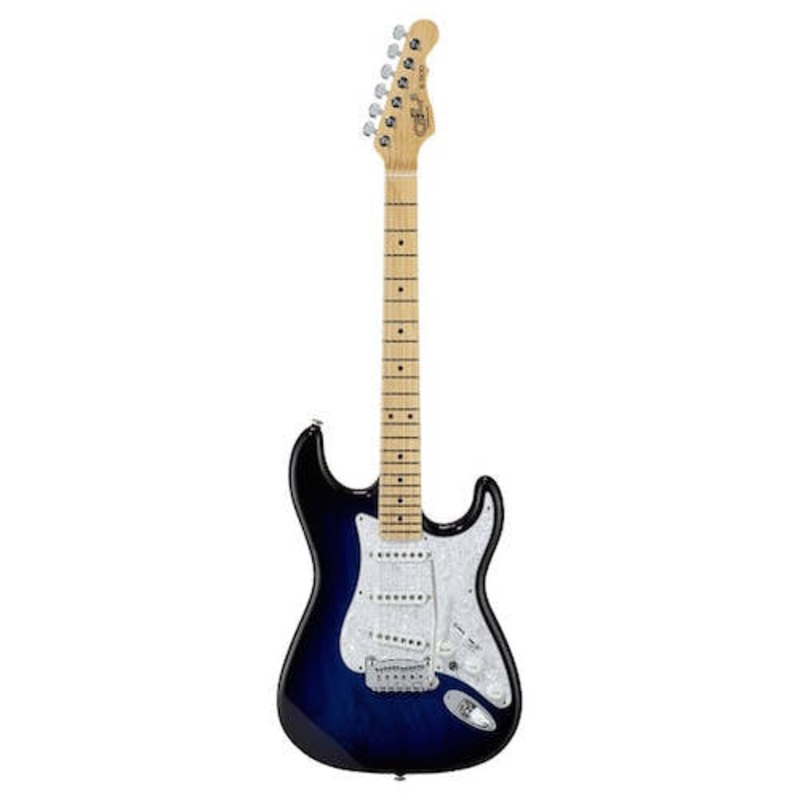 G&L FULLERTON DELUXE S-500 Blue Burst With Maple Fingerboard