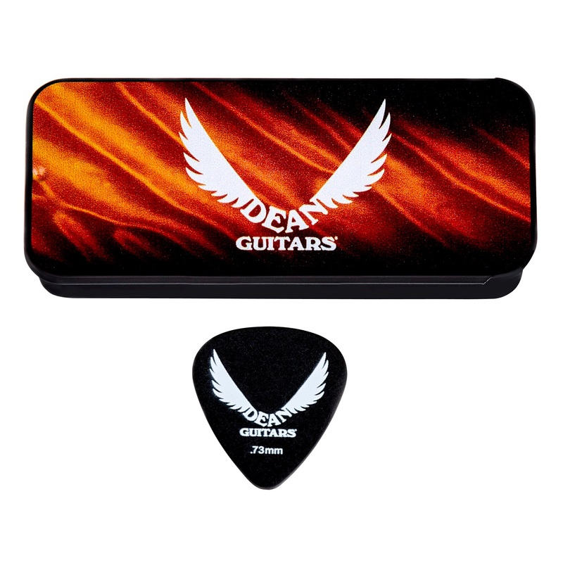 Dean Guitars PICK TIN 73 Pick Tin Light (6 Picks) – .73mm