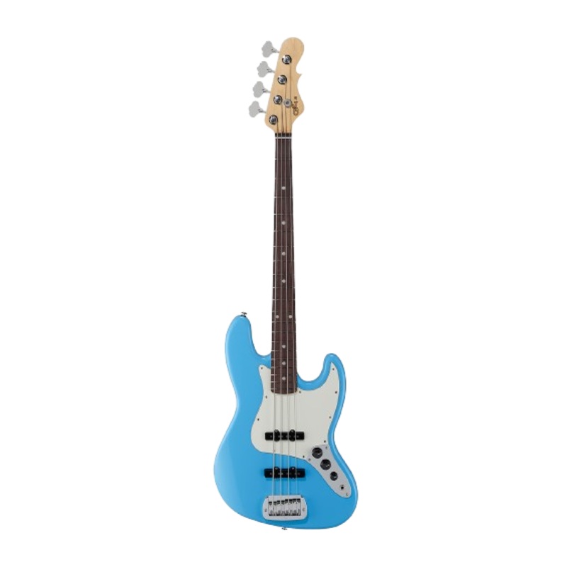 G&L FDJB-HIM-CR Fullerton Deluxe JB Electric Bass Guitar (Himalayan Blue)
