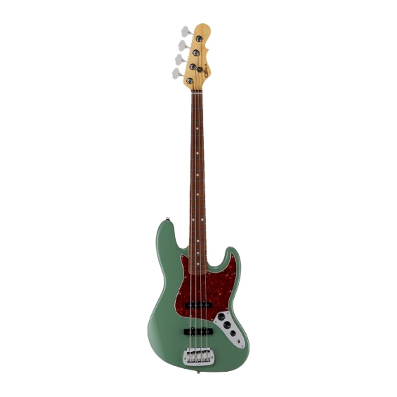 G&L FDJB-TEA-CR Fullerton Deluxe JB Electric Bass Guitar (Matcha Green)