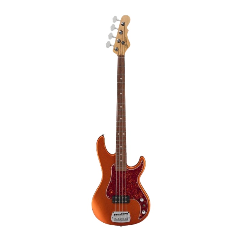 G&L FDKIL-TAN-CR Fullerton Deluxe Kiloton Electric Bass Guitar (Tangerine Metallic)