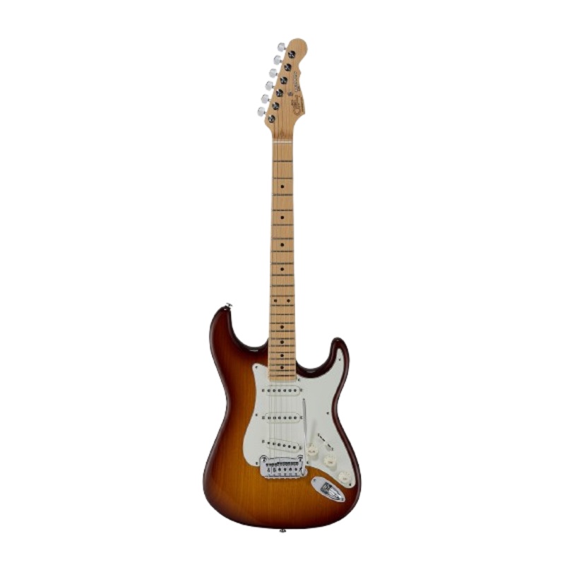 G&L FDLGY-TSB-RW Fullerton Deluxe Legacy Electric Guitar (Old School Tobacco Sunburst)