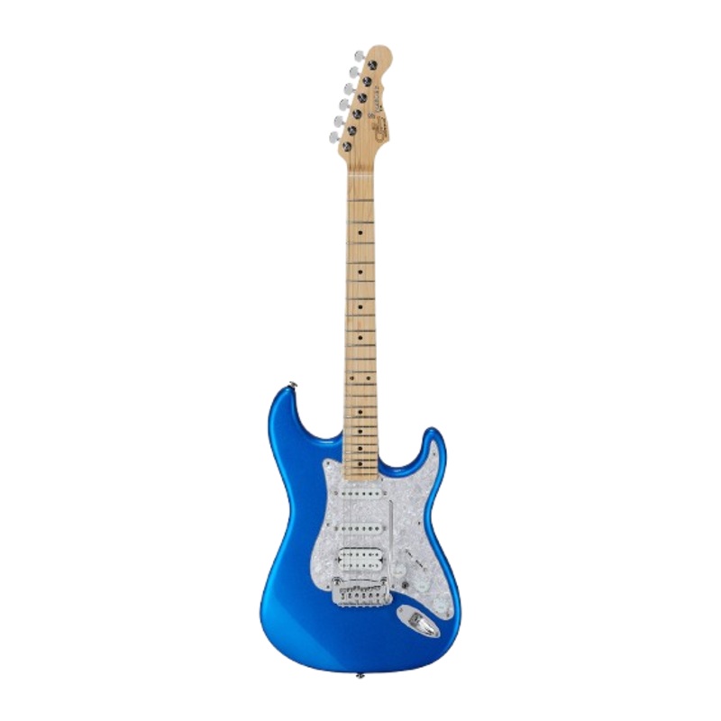 G&L FDLGYHB-ELB-MP Fullerton Deluxe Legacy HSS Electric Guitar (Electric Blue)