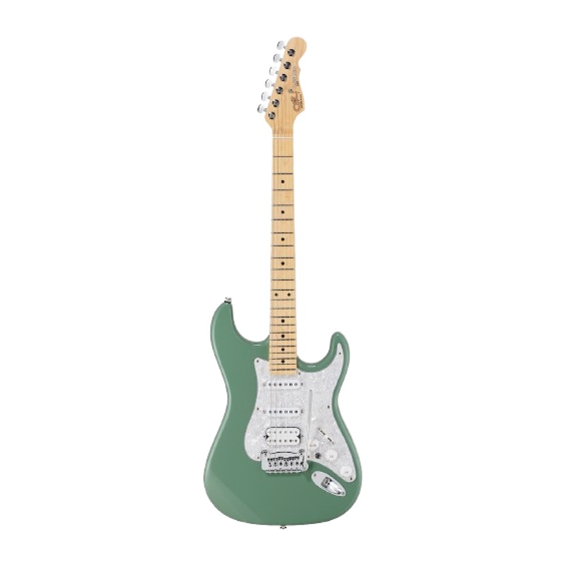 G&L FDLGYHB-TEA-MP Fullerton Deluxe Legacy HSS Electric Guitar (Matcha Green)