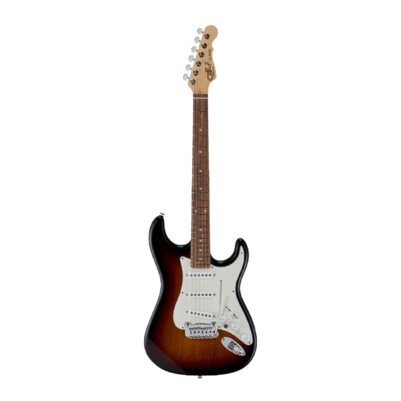 G&L FDS500-3TS-CR Fullerton Deluxe S500 Rosewood Fretboard Electric Guitar (3-Tone Sunburst)
