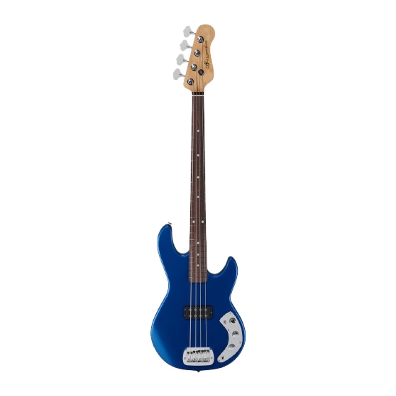 G&L L1000-CLF-MBM-CR CLF Research L1000 Electric Bass Guitar (Midnight Blue Metallic)