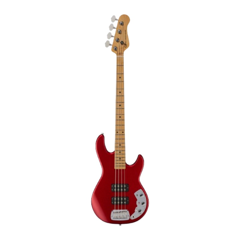 G&L L2000-CLF-CAR CLF Research L2000 Electric Bass Guitar (Candy Apple Red)