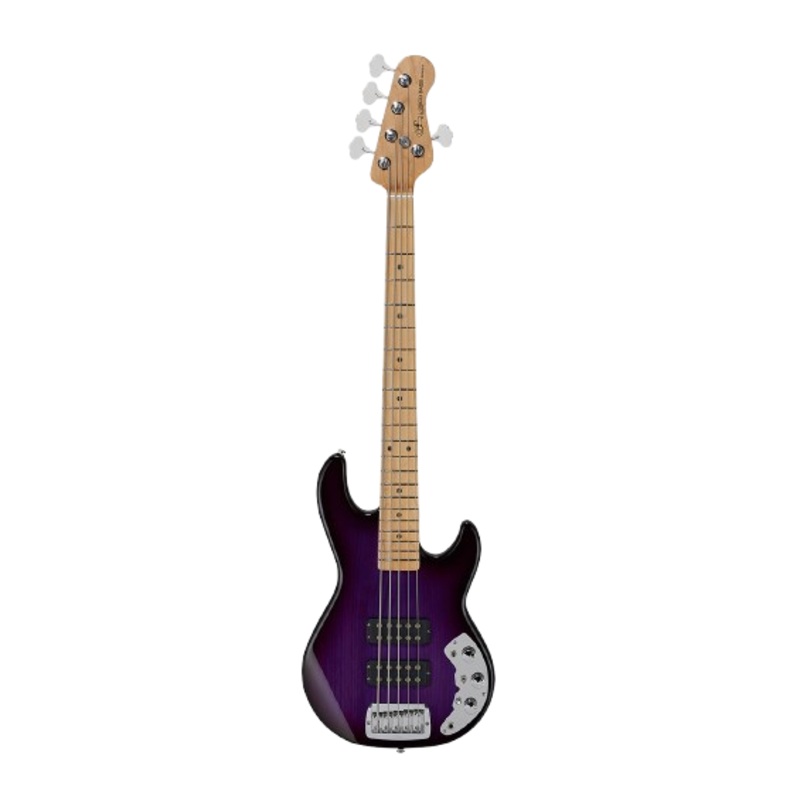 G&L L2500-CLF-PPB-MP CLF Research L2500 Electric Bass Guitar (Purpleburst)