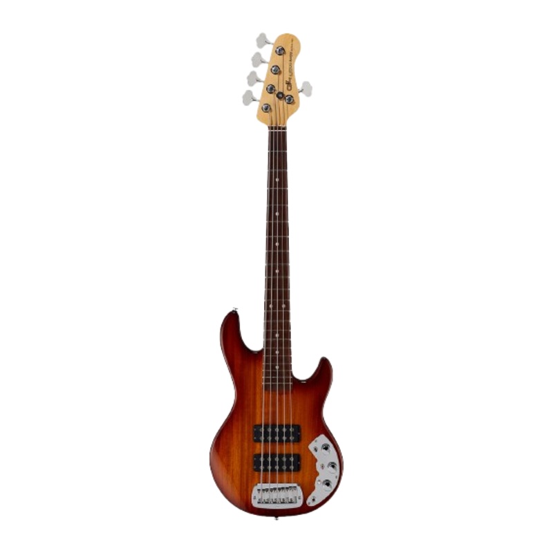 G&L S750-L25-OST-CR CLF Research L2500 750 Series 5 String Electric Bass Guitar (Old School Tobacco)