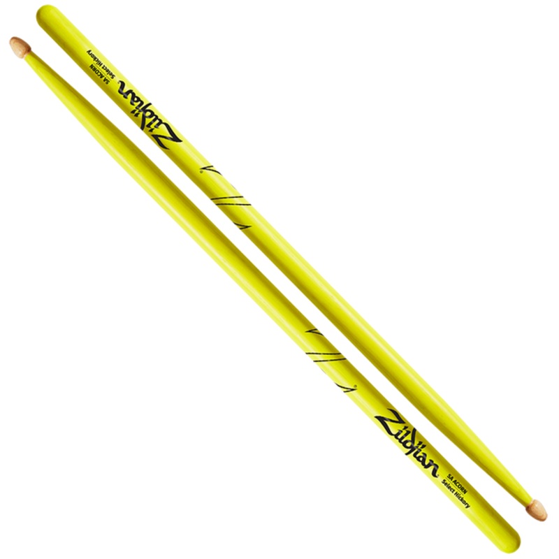 Zildjian Z5AACDGY 5A Acorn Neon Yellow Drumsticks
