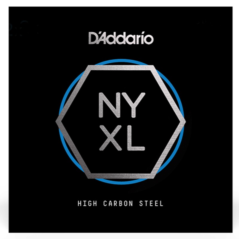 D’Addario NYS021 NYXL Single Plain Steels Electric Guitar String – .021