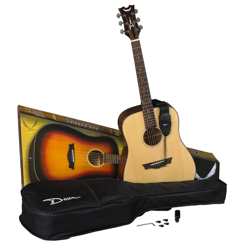 Dean Guitars AX PDY GN PK Prodigy Acoustic-Electric Guitar Package (Gloss Natural)