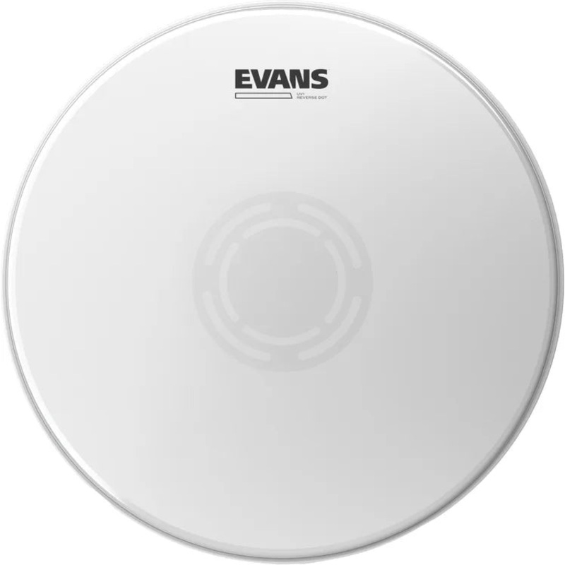 Evans B14UV1RD Reverse Dot Coated Drumhead – 14″