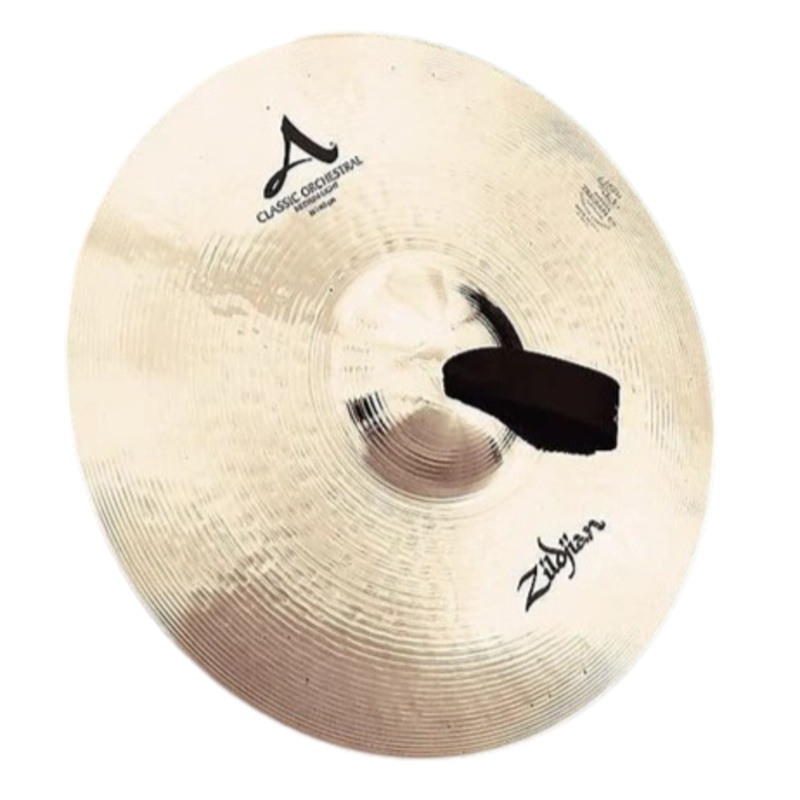 Zildjian A0750 Classic Orchestral Single Medium Light Hand Crash Cymbal – 16″