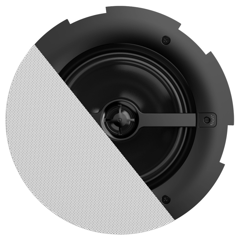 Audac CALI660I/W 2 Way Ceiling Speaker with Twist-Fix Grill (White) – 6.5″