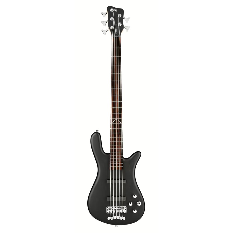 Warwick RockBass ARTIST LINE Robert Trujillo 5-String Electric Bass Guitar (Solid Black Satin)