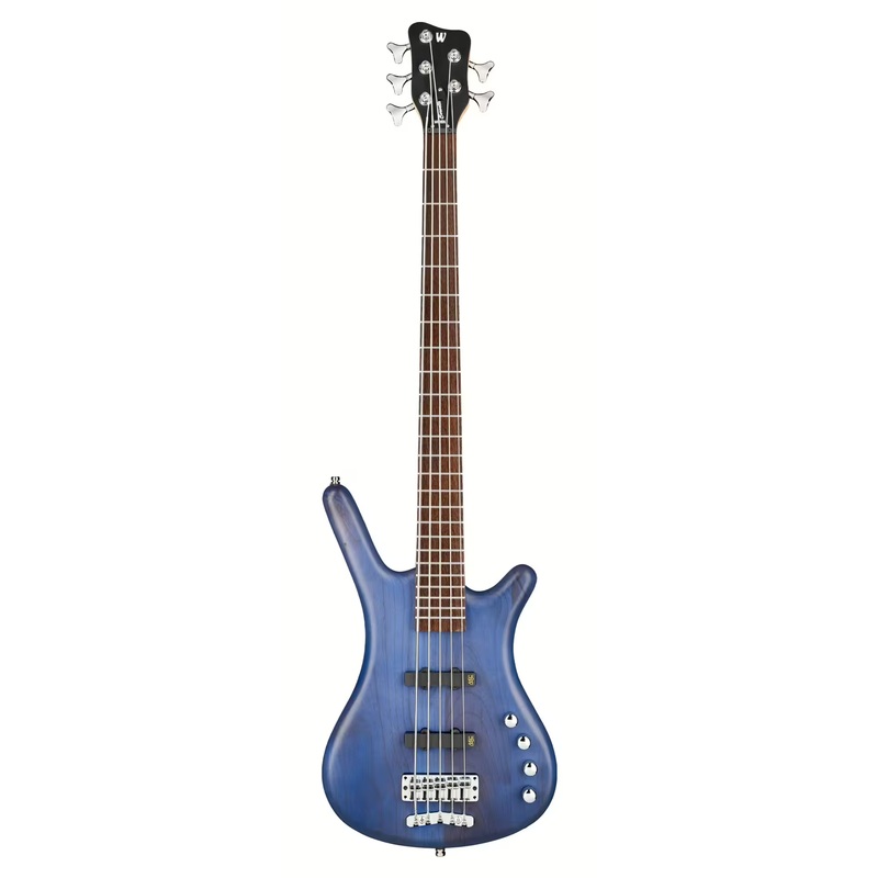 Warwick RockBass CORVETTE BASIC 5-String Electric Bass Guitar (Ocean Blue Transparent Satin)