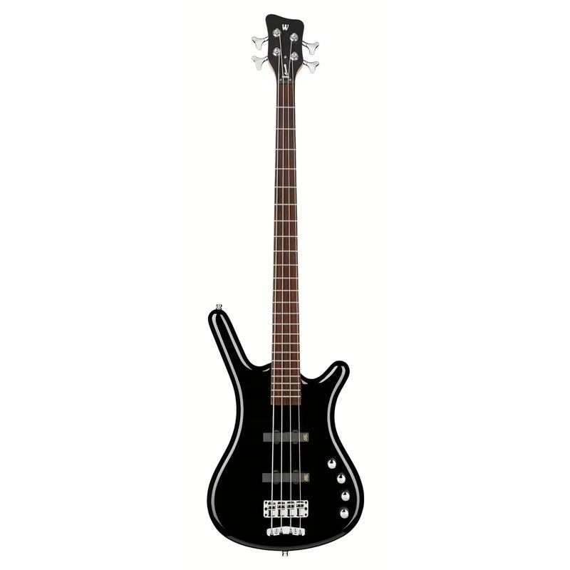 Warwick RockBass CORVETTE BASIC Electric Bass Guitar (Solid Black High Polish)