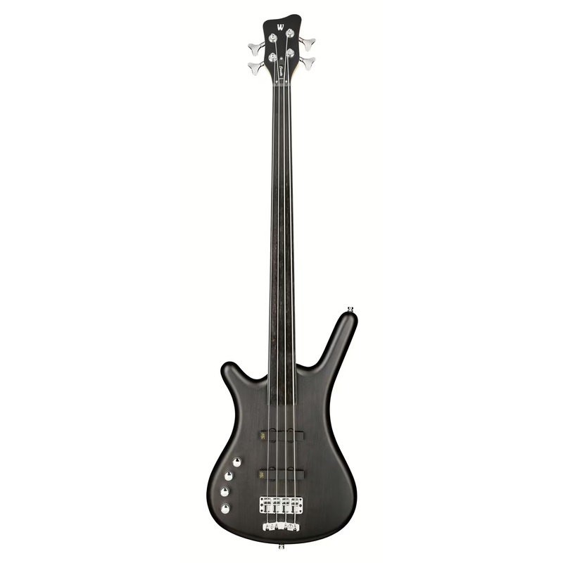 Warwick RockBass CORVETTE BASIC Left-handed Fretless Electric Bass Guitar (Nirvana Black Transparent Satin)